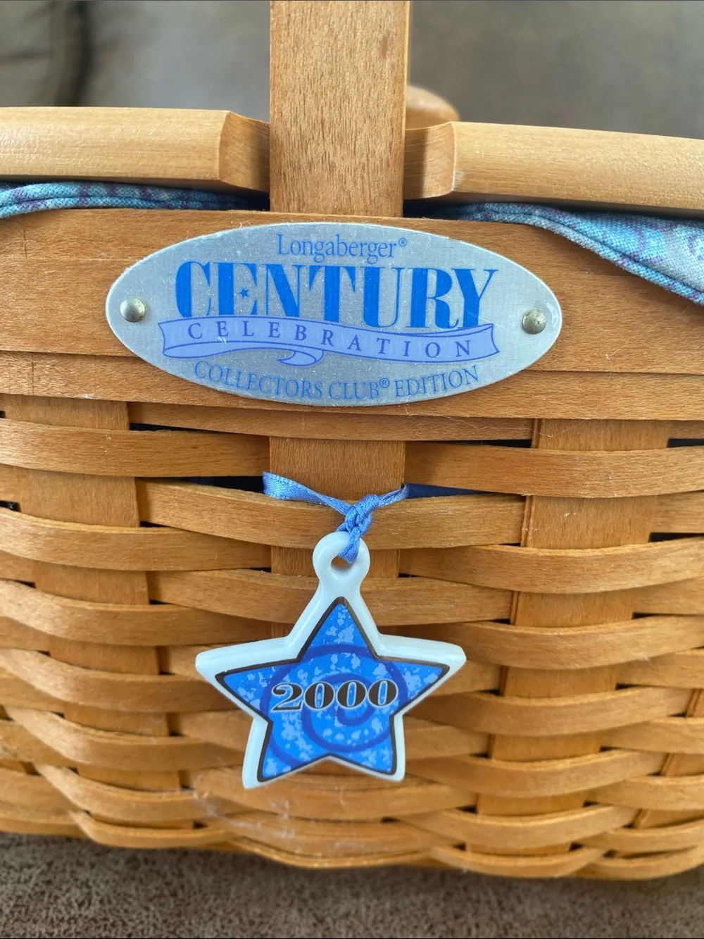 Longaberger 2000 Collector’s Club Century Celebration Basket 🧺